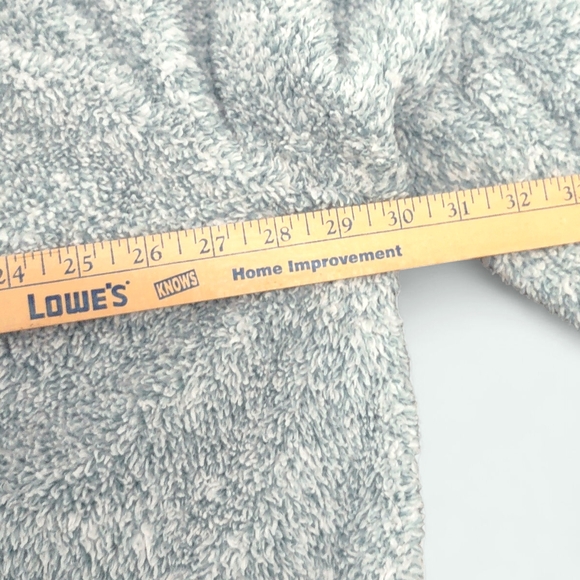 Hugs from Soft Surroundings Cozy Plush Blue-Green Single-Button Cardigan OSFA - Picture 11 of 14